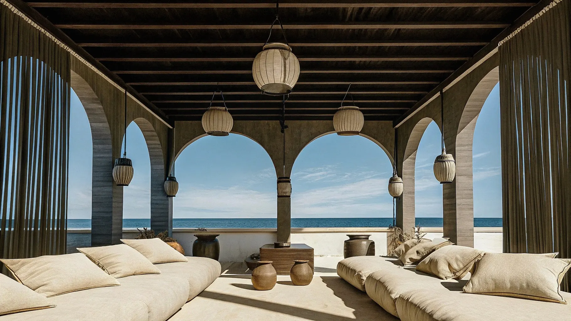 shaded-terrace-with-arched-ceilings-and-hanging-lamp